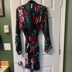 Stars Above Floral Robe